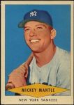 1954 red heart miky mantle card